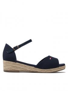 Эспадрильи Tommy Hilfiger Rope Wedge Sandal T3A7-32185-0048 M, темно-синий