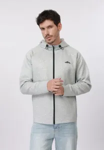 Толстовка на молнии с сетчатой вставкой Pier One, Heather Grey