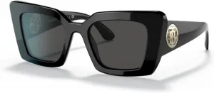 Солнцезащитные очки BURBERRY Daisy BE4344 квадратной формы для женщин + комплект с аксессуарами, Black / Dark Grey