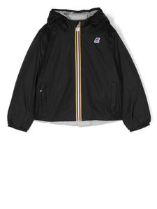 Куртка на молнии с нашивкой-логотипом K Way Kids, черный