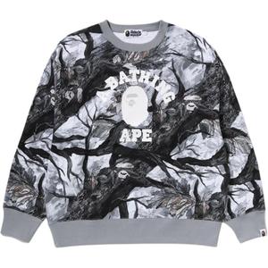 Толстовка Tree Edge Camo Collection FW25 мужская A BATHING APE, белый