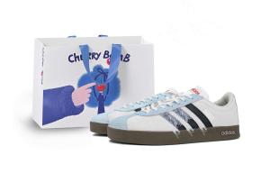 Adidas Neo Кроссовки для скейтборда lifestyle низкие unisex wear resistant and lightweight denim blue white