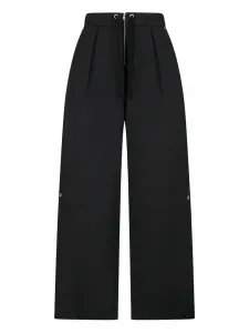 Брюки на молнии AMI Paris, черный