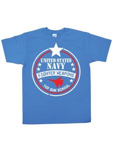 Футболка School Vintage T-Shirt TOP GUN, синий