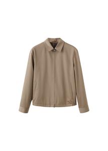 Куртка межсезонная MANGO MAN Ferrara, светло-коричневый