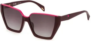 Солнцезащитные очки Police SPLL33 0G96 BORDEAUX PIENO 57/14/140 WOMAN, Red (Lens), Purple (Frame)
