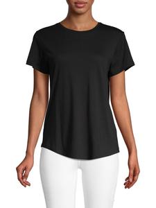 Футболка с круглым вырезом Vince, черный