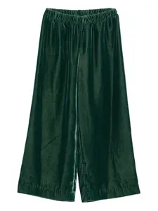 Бархатные брюки Il Gufo, зеленый