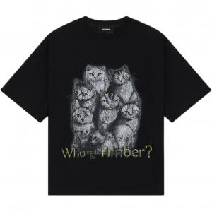 WE11DONE Футболка мужская черная