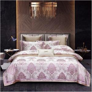 YUSIWOAL Комплект постельного белья из длинноволокнистого хлопка 1000TC с жаккардовым сатином в европейском стиле