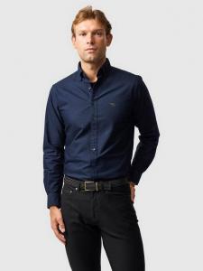 Хлопковая оксфордская рубашка slim fit Rodd & Gunn, Eclipse