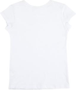 Классическая футболка Levi's для девочек с крыльями летучей мыши, White/Pink