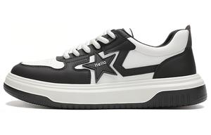 Кеды мужские, обувь для скейтбординга низкая белый/черный Aokang