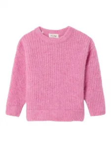 Свитер East в рубчик American Vintage, розовый