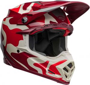 Шлем BELL Moto-9S Flex (Ferrandis Mechant Gloss Red/Silver - S)