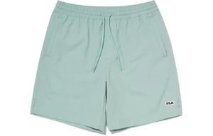 Повседневные шорты унисекс светло-зеленый Fila, светло-зеленый