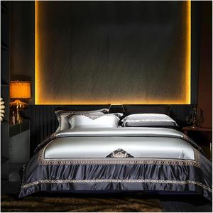 UOIO Комплект постельного белья UOIO Luxury Gold с жаккардовой вышивкой из египетского хлопка 1200TC