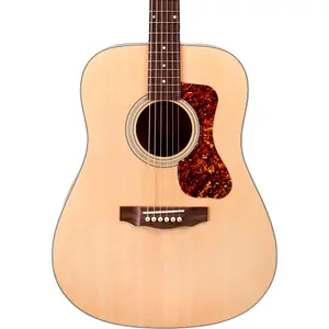 Акустико-электрогитара Guild D-240E Flamed Mahogany Dreadnought, натуральная