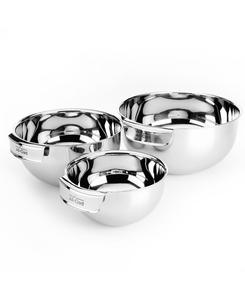 Набор из 3 мисок для смешивания из нержавеющей стали All-Clad, No Color