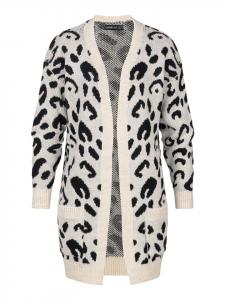 Вязаный кардиган Cloud5ive в черном/бежевом цвете Cloud5ive