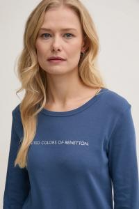 Хлопковая водолазка United Colors Of Benetton, темно-синий