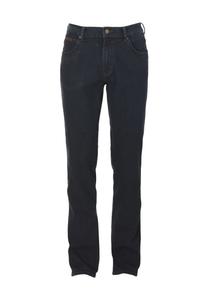 Брюки джинсовые Техас, однотонные, 5 карманов, прямого кроя, хлопок стрейч, мужские Wrangler, цвет Blue Black