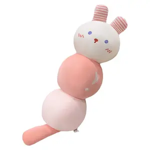 Креативная милая игрушка плюшевая кукла в виде полосатой тыквы высотой 70cm/100cm/140cm CANEXT