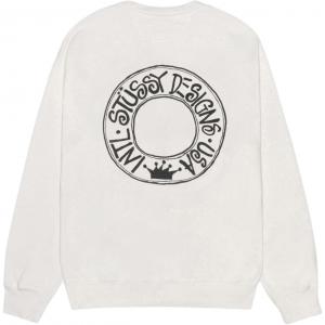 Свитшот унисекс из осенней серии 2024 года Stussy, хаки