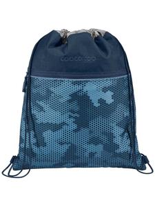 Coocazoo Сумка на завязках Geometric Sky синего цвета