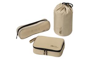 MOBI GARDEN Полиамидная дорожная сумка для хранения делового белья и обуви унисекс светло-песочный/оливково-зеленый