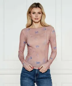 Блузка Deuphine Slim fit Hugo, бежевый