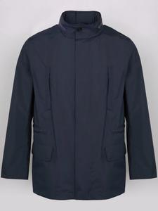 Куртка Yves Salomon с высоким воротом, синий