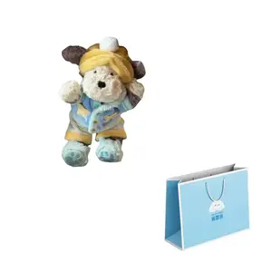 Мягкая и очаровательная кукла щенок в шляпе плюшевая игрушка высота 35см Nodding Bud Bug