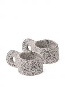 Неолитические кружки (набор из 2 штук) Seletti, серый