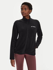 Флисовая куртка стандартного кроя Adidas, черный