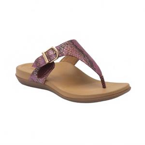 Женские сандалии Rita в розовой змеиной коже Aetrex