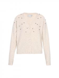 Usha Женский кардиган кремового меланжа