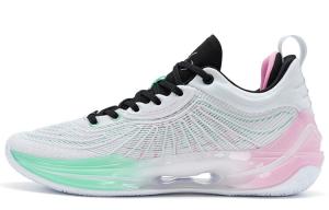 Баскетбольные кроссовки Youyun 8 Generations для мужчин с низким верхом, новые, белые/флуоресцентные, светло-бирюзовые Xtep