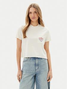 Футболка свободного кроя Pocket Dial B3512500 Volcom, экрю