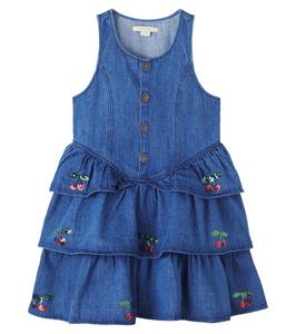 Платье Elba из денима с пайетками Konges Sløjd, Denim Blue