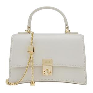 ELLE Сумка через плечо из спилка, кроссбоди, маленькая женская сумка Butter Pudding/Optical White