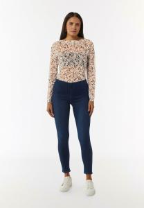 Топ с длинными рукавами MIT FLORALER  comma casual identity, коралл