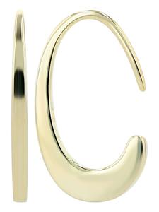 Adeliás Женские серьги - серьги-подвески из серебра 925 пробы с золотым покрытием