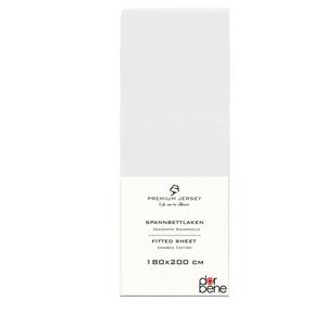 Простыня на резинке DarBene 100% Baumwolle 180x200, белый - ширина: 180 см