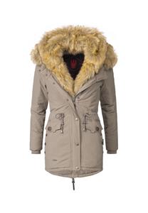 Зимнее пальто Sweety NAVAHOO, цвет Taupe Mit Braunem Fell