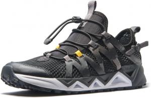 Мужские водонепроницаемые походные кроссовки RAX с быстрым высыханием и противоскользящей подошвой, черный