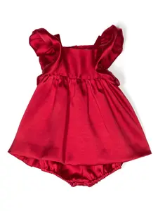 Атласное платье Hucklebones London, красный