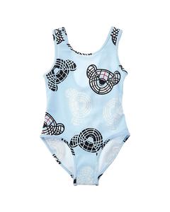 Слитный купальник Burberry Tirza Bears, синий