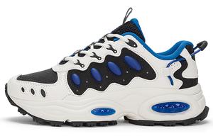 Нескользящие износостойкие амортизирующие низкие массивные кроссовки Unisex Kappa, Black/Korean White-990