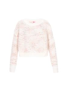 Женский свитер в меланжевом цвете с оттенком белого myMo